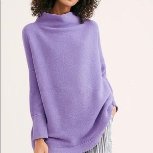 Free People Ottoman Lilac Slouchy Sweater Size XS